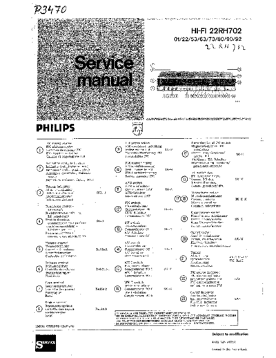 Philips 22RH70201 SB-KL-SI 1401796552  Philips Audio 22RH732 22RH70201_SB-KL-SI_1401796552.pdf