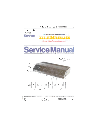 Philips Service Manual 22RH743  Philips Audio 22RH743 Service_Manual_22RH743.pdf
