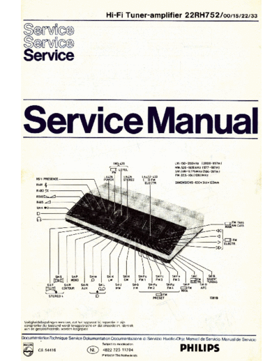 Philips 22RH75200 ET-SB-EX-SI 1422446753  Philips Audio 22RH752 22RH75200_ET-SB-EX-SI_1422446753.pdf