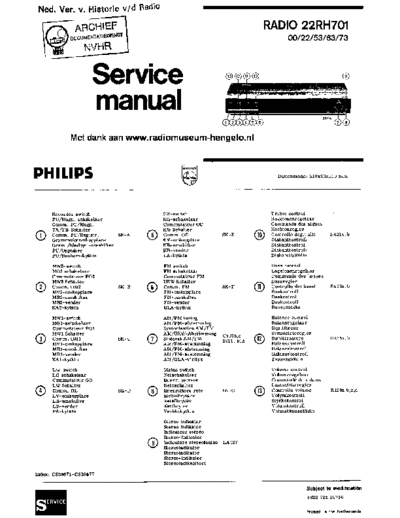 Philips Philips 22RH701  Philips Audio 22RH901 Philips_22RH701.pdf