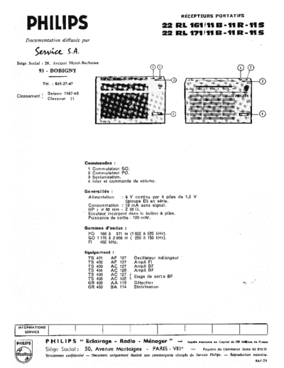 Philips 22 rl 161  Philips Audio 22RL161-171 22 rl 161.pdf