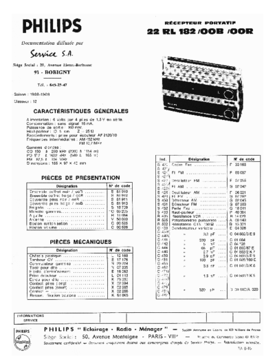 Philips 22 rl 182  Philips Audio 22RL182 22 rl 182.pdf