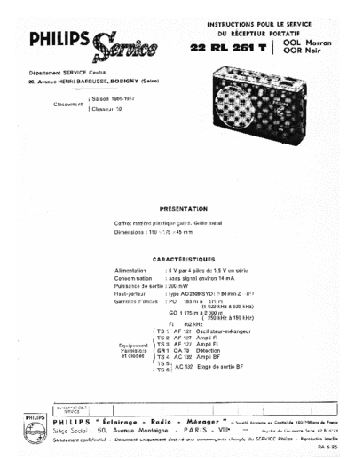 Philips 22 rl 261  Philips Audio 22RL261 22 rl 261.pdf