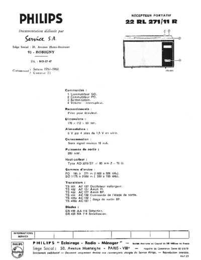 Philips 22 rl 271  Philips Audio 22RL271 22 rl 271.pdf