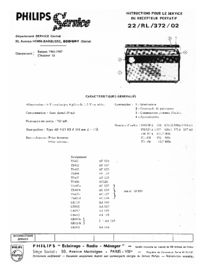 Philips 22 rl 372  Philips Audio 22RL372 22 rl 372.pdf