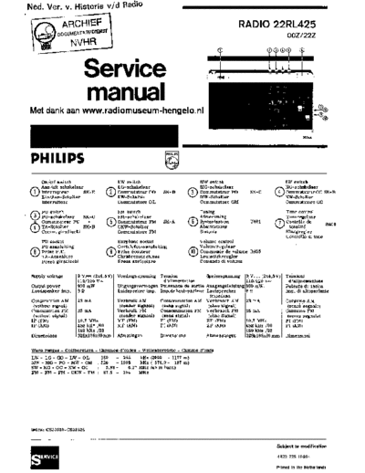 Philips 22RL425  Philips Audio 22RL425 Taifun Philips_22RL425.pdf