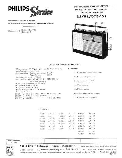 Philips 22 rl 573  Philips Audio 22RL573 22 rl 573.pdf