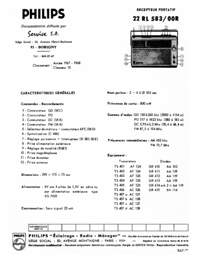 Philips 22 rl 583  Philips Audio 22RL583 22 rl 583.pdf