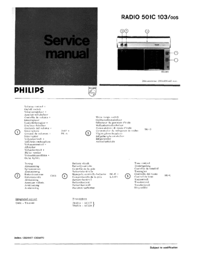 Philips 50 ic 103  Philips Audio 50IC103 50 ic 103.pdf