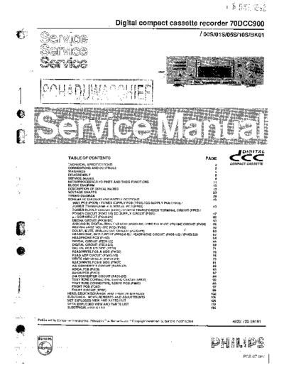 Philips 70DCC900  Philips Audio 70DCC900 70DCC900.pdf