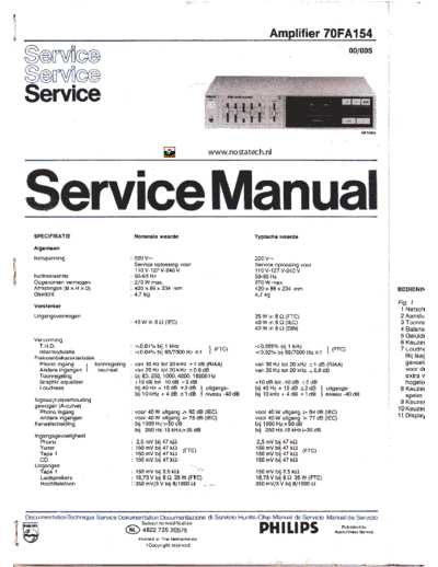 Philips philips 70fa154 sm  Philips Audio 70FA154 philips_70fa154_sm.pdf