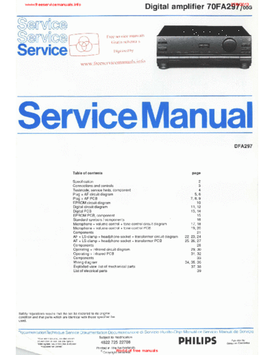 Philips 70fa297  Philips Audio 70FA297 70fa297.pdf