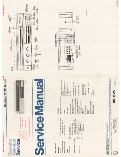 Philips 70fr140  Philips Audio 70FR140 70fr140.pdf