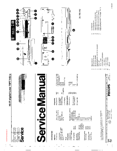 Philips 70FT145  Philips Audio 70FT145 70FT145.pdf