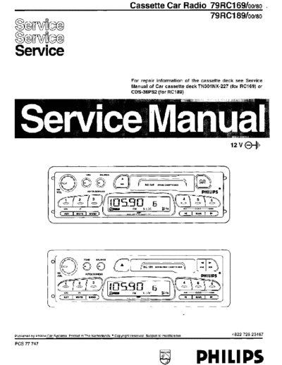 Philips Philips-79-RC-169-Service-Manual  Philips Audio 79RC169 Philips-79-RC-169-Service-Manual.pdf