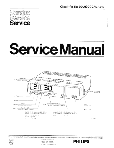 Philips 90 as 092  Philips Audio 90AS092 90 as 092.pdf