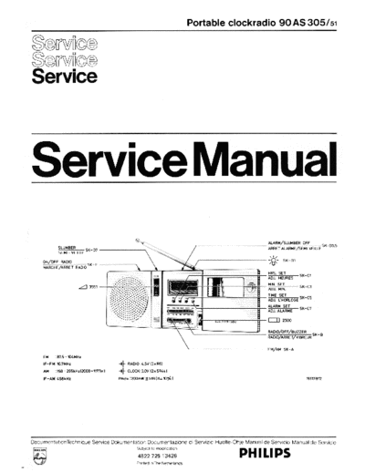 Philips 90 as 305  Philips Audio 90AS305 90 as 305.pdf