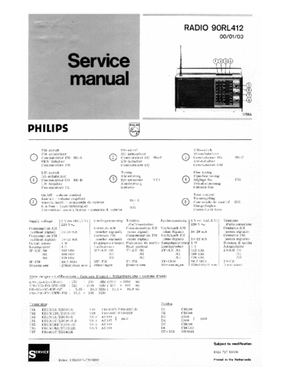 Philips 90 rl 412  Philips Audio 90RL412 90 rl 412.pdf
