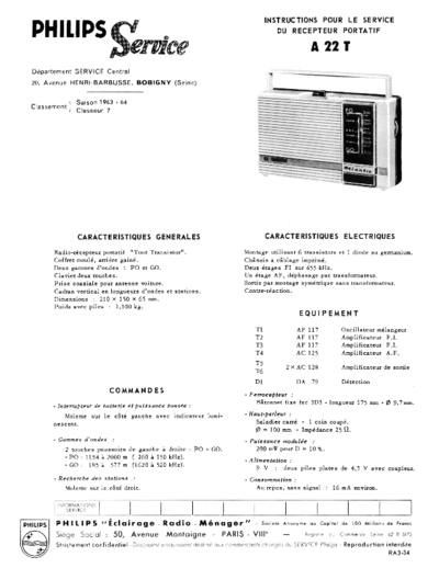 Philips a 22 t  Philips Audio A22T a 22 t.pdf