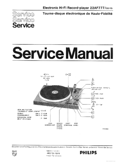 Philips ve philips af 777 service en de fr nl it se no  Philips Audio AF 777 ve_philips_af_777_service_en_de_fr_nl_it_se_no.pdf