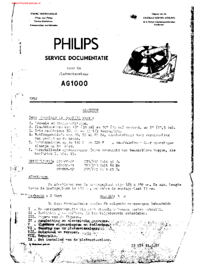 Philips AG1000 1  Philips Audio AG1000 AG1000_1.pdf
