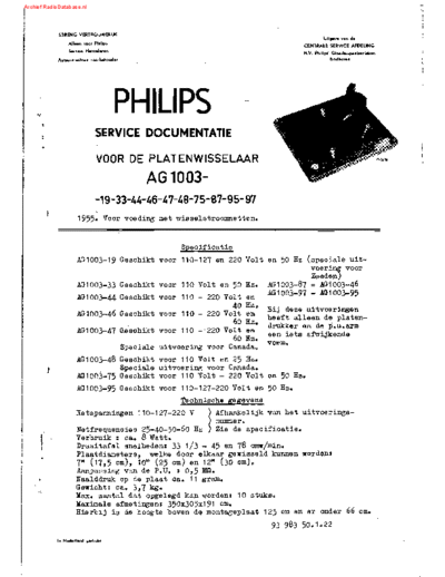 Philips AG1003 1  Philips Audio AG1003 AG1003_1.pdf