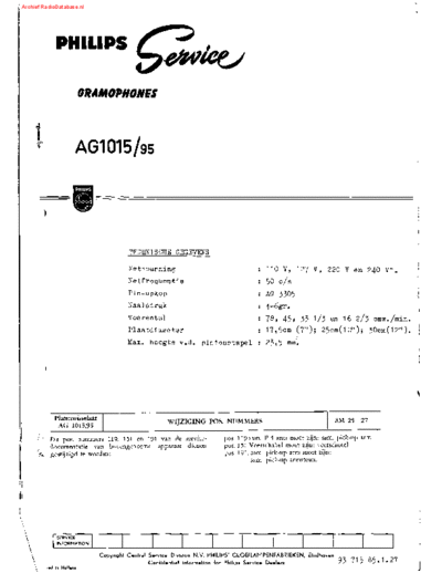 Philips AG1015 1  Philips Audio AG1015 AG1015_1.pdf