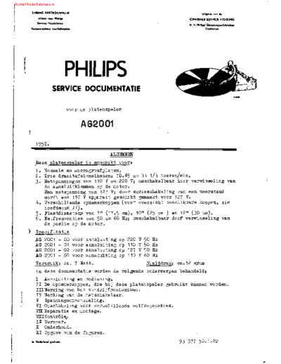 Philips AG2001  Philips Audio AG2001 AG2001.pdf