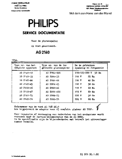 Philips AG2140  Philips Audio AG2140 Philips_AG2140.pdf