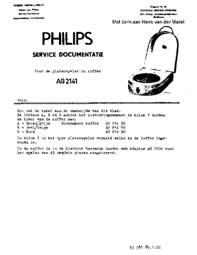 Philips Philips AG2141  Philips Audio AG2141 Philips_AG2141.pdf