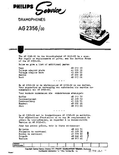 Philips AG2356  Philips Audio AG2356 Philips_AG2356.pdf