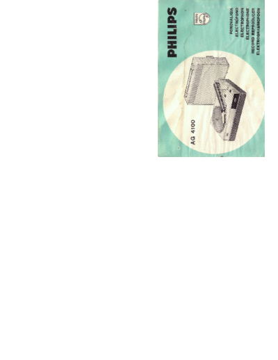 Philips ve philips ag 4100 en de fr nl es it  Philips Audio AG4100 ve_philips_ag_4100_en_de_fr_nl_es_it.pdf