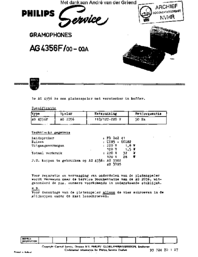 Philips AG4356  Philips Audio AG4356 Philips_AG4356.pdf