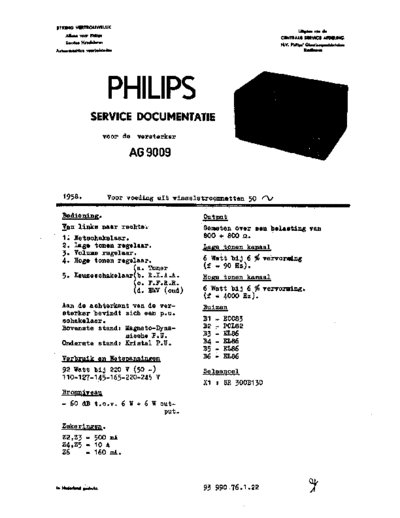 Philips Philips AG9009  Philips Audio AG9009 Philips_AG9009.pdf