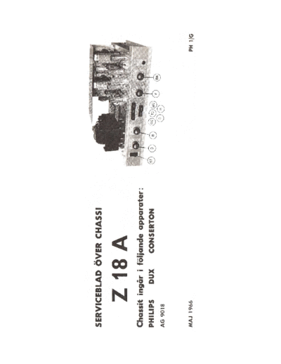 Philips hfe philips ag9018 service se  Philips Audio AG9018 hfe_philips_ag9018_service_se.pdf