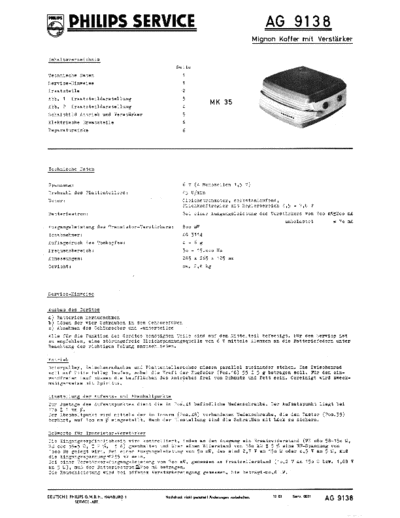 Philips ve philips ag 9138 service de  Philips Audio AG9138 ve_philips_ag_9138_service_de.pdf