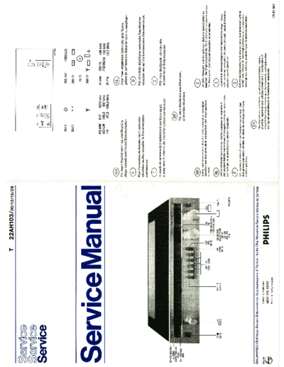 Philips hfe philips ah103 service multi lang  Philips Audio AH103 hfe_philips_ah103_service_multi_lang.pdf