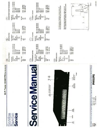 Philips hfe   ah170 service multi lang  Philips Audio AH170 hfe_philips_ah170_service_multi_lang.pdf