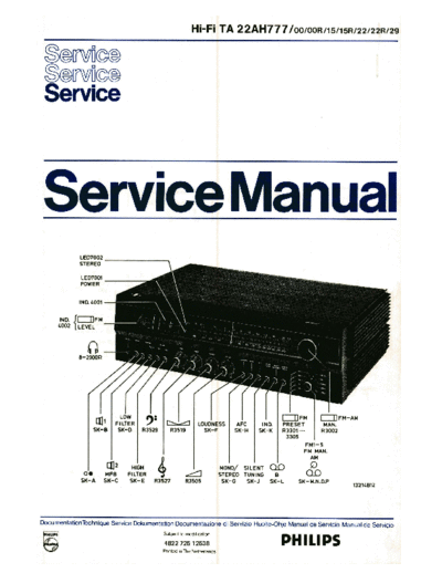 Philips hfe   ah777 service en  Philips Audio AH777 hfe_philips_ah777_service_en.pdf