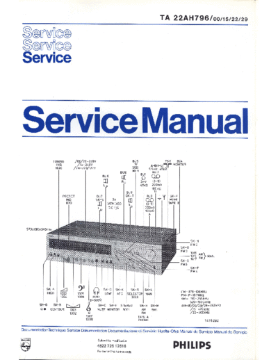 Philips hfe philips ah796 service en de fr nl  Philips Audio AH796 hfe_philips_ah796_service_en_de_fr_nl.pdf