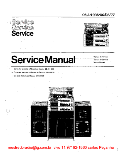 Philips Service++Manual++3x1+Philips+AH+936  Philips Audio AH936 Service++Manual++3x1+Philips+AH+936.pdf