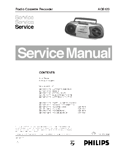 Philips service  Philips Audio AQ5120 service.pdf