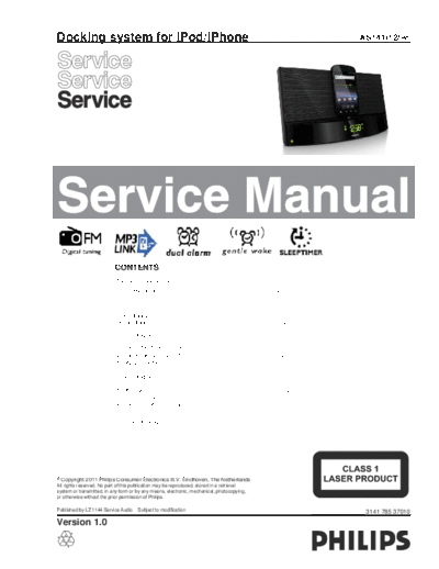 Philips service  Philips Audio AS141 service.pdf