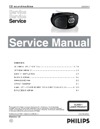 Philips philips az305-12 ver.1.0  Philips Audio AZ305 philips_az305-12_ver.1.0.pdf