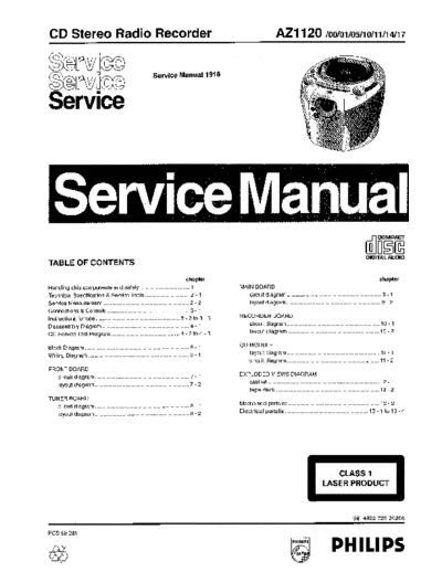 Philips hfe philips az1120 service en  Philips Audio AZ1120 hfe_philips_az1120_service_en.pdf