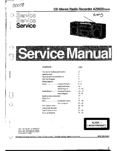 Philips AZ9020 ET-SB-EX-SI 1224667667  Philips Audio AZ9020 AZ9020_ET-SB-EX-SI_1224667667.pdf