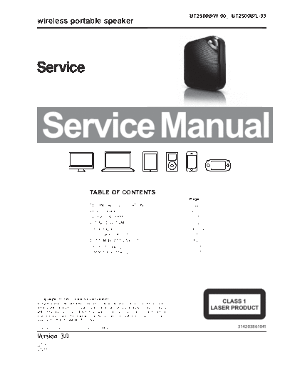 Philips service  Philips Audio BT2500B service.pdf