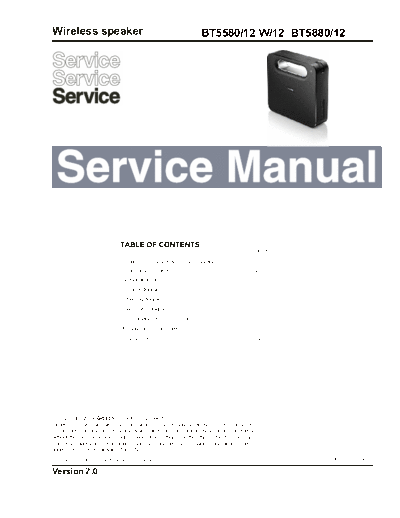 Philips service  Philips Audio BT5880 service.pdf