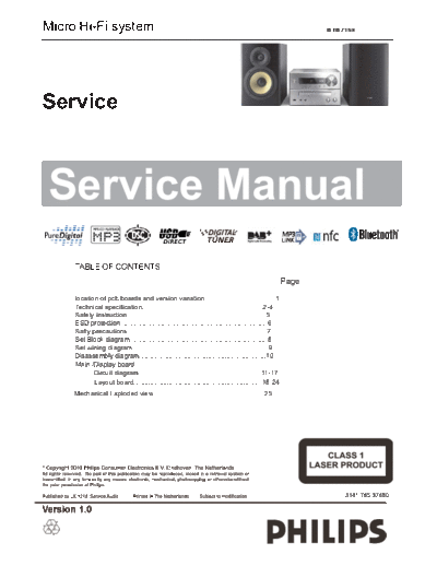 Philips service  Philips Audio BTB7150 service.pdf