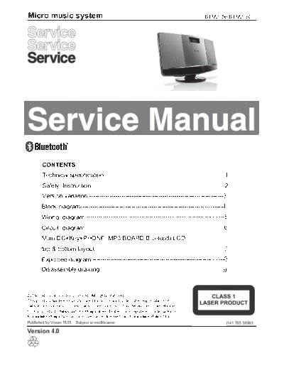 Philips service  Philips Audio BTM2060 service.pdf